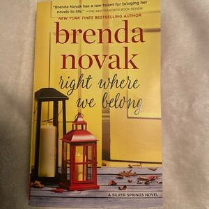 NEW paperback Right Where We Belong Brenda Novak